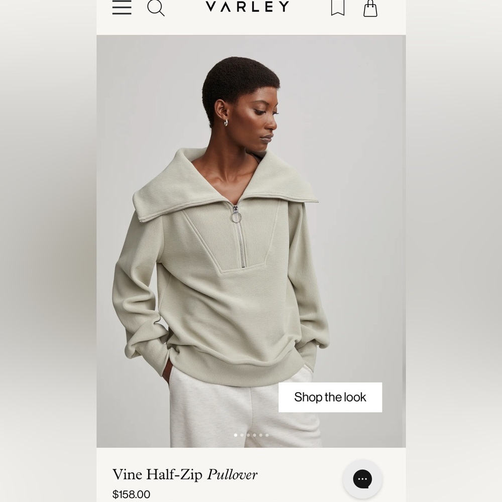 Varley Vine Half Zip pullover